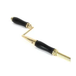 From The Anvil. Polished Brass 1-2m Telescopic Window Winder