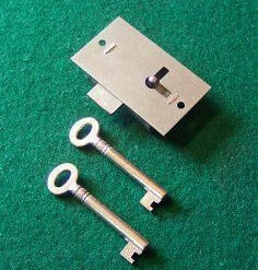 2 1/4'' Narrow Steel Straight Cupboard Lock 145