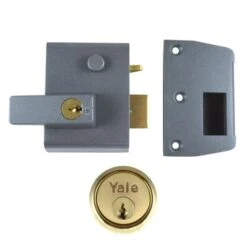 YALE No.1 & No.2 Auto Deadlocking Nightlatch 40mm DMG / PB Boxed (P2)