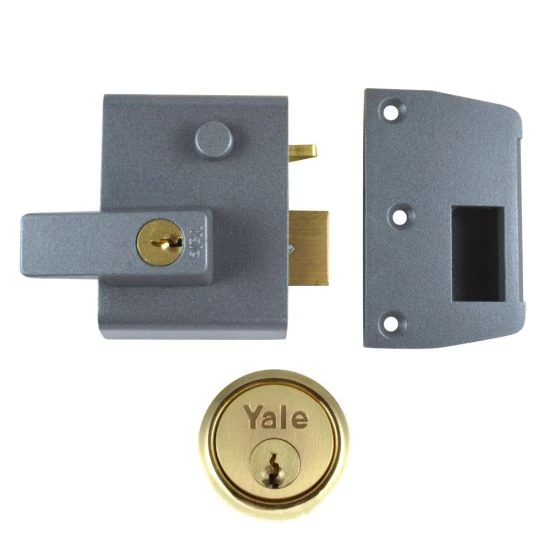 YALE No.1 & No.2 Auto Deadlocking Nightlatch 40mm DMG / PB Boxed (P2)