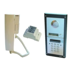 VIDEX 4K Series Audio 1 Way Intercom Kit Complete With Keypad Flush