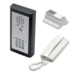 VIDEX VR4K1S/CL Vandal Resistant 1 Way Surface Mounted Audio Kit With Keypad VR4K1S/CL