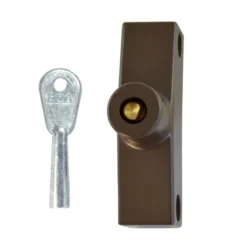 ERA 801 & 802 Automatic Window Snap Lock - BRN Std Key 1 Lock + 1 Key Visi