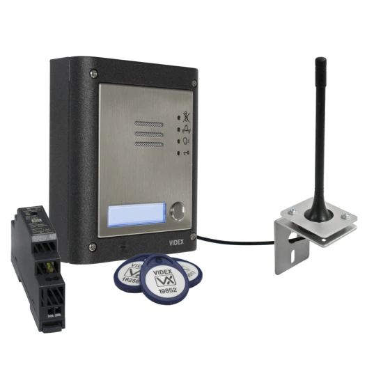 VIDEX GSM4K-1S/4G 1 Way Surface Mounted Audio GSM Kit GSM4K-1S/4G