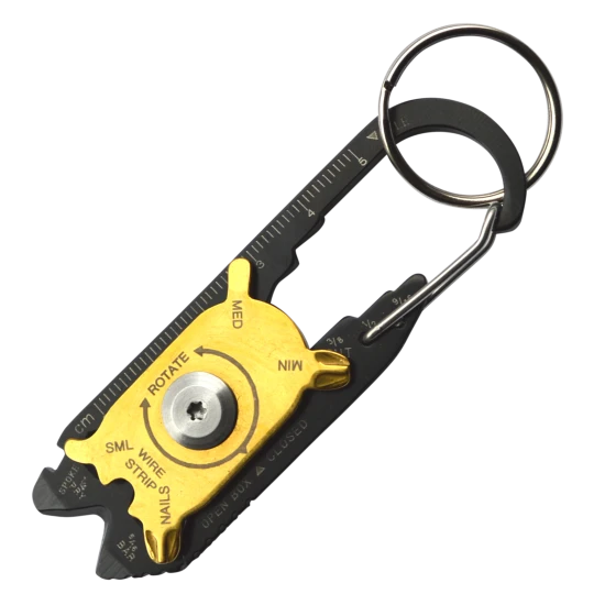 ASEC Mini Multipurpose 20 In 1 Tool Key Ring 6 Per Card