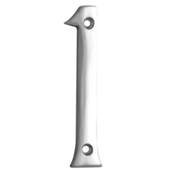 ASEC Metal Numerals 76mm CP `1` Visi