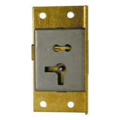ASEC 20 1 Lever Cut Cupboard Lock 64mm SB KA RH Visi