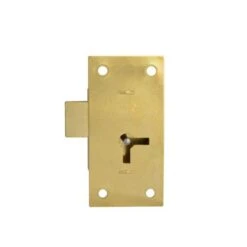 ASEC 100 1 Lever Straight Cupboard Lock 38mm SB KA Visi
