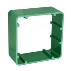 ASEC 38mm 1 Gang Surface Housing - Green