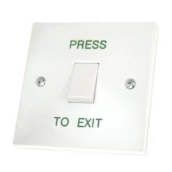 ASEC White Momentary 1 Gang Exit Switch - Switch