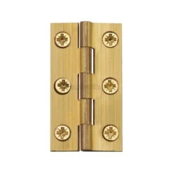 M.Marcus Heritage Brass Hinge Brass 2 1/2" X 1 3/8" Natural Brass Finish