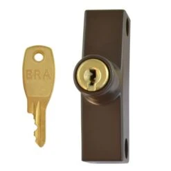 ERA 801 & 802 Automatic Window Snap Lock BRN Cut Key 1 Lock + 1 Key Visi