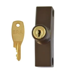 ERA 801 & 802 Automatic Window Snap Lock - BRN Cut Key 1 Lock + 1 Key Visi