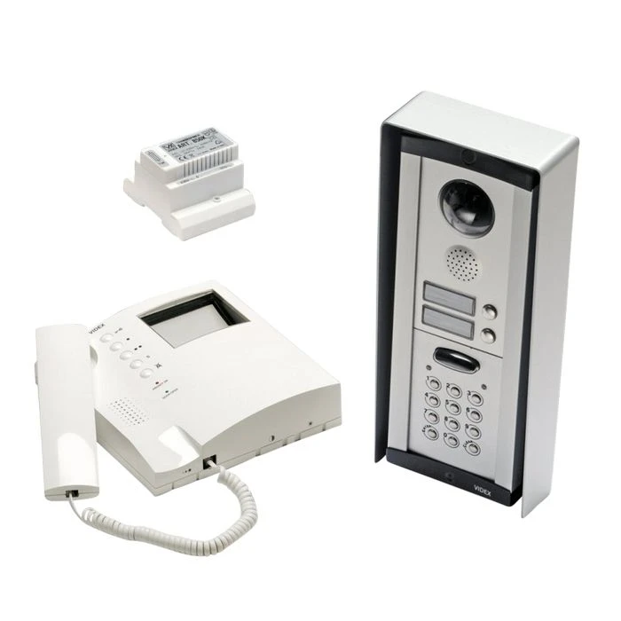 VIDEX VCVK8KS 1 Way Surface Mounted Colour Video Kit With Keypad - VCVKC8KS
