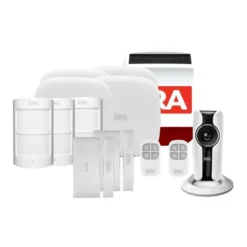 ERA HomeGuard Alarm Kit 4 - 1 Hub, 3 PIR, 2 Contact, 2 Remote, Siren, IP Cam