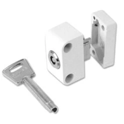 YALE 8K120 Automatic Window Snap Lock WH 1 Lock + 1 Key Visi