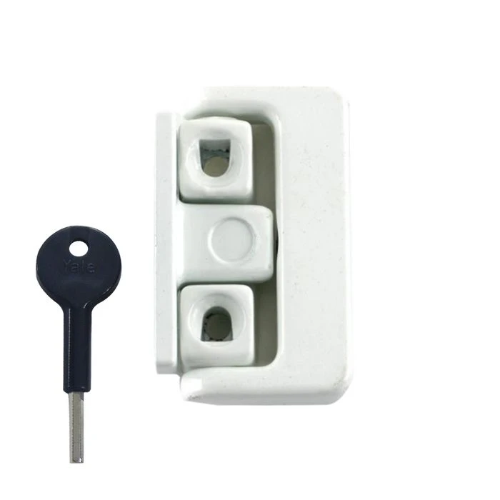 YALE 8K101 Window Swing Lock - WH 1 Lock + 1 Key Visi