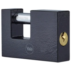 YALE Y113BL Series Cast Iron Shutter Padlock 75mm Y113BL/75/114/1