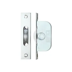 Zoo Hardware Brass Ball Bearing Pulleys - 1 3/4" Square Forend - Polished Chrome