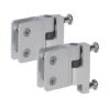 ASEC Cubicle U Bracket Gravity Hinges (1 Pair) To Suit 13mm Board SAA