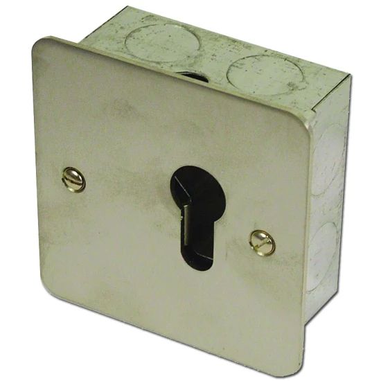 ASEC 1 Gang On/Off Euro Key Switch Momentary